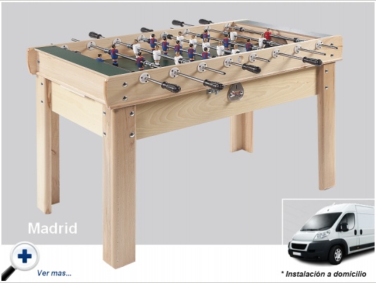 FUTBOLIN MODELO MADRID BAR, desde 390 �